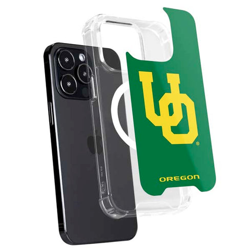 University of Oregon UO on Green iPhone 16 Pro MagSafe Case